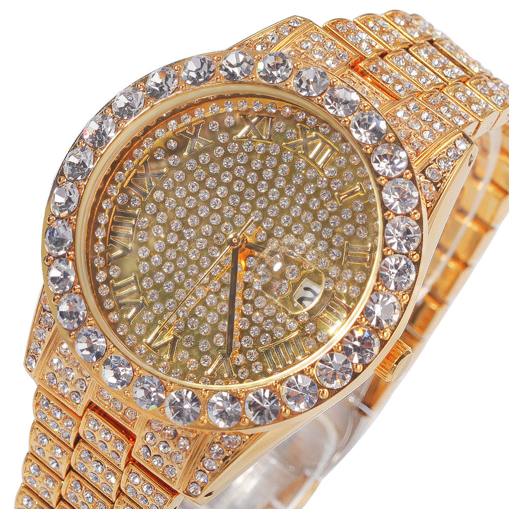 Full Diamond Quartz Watch