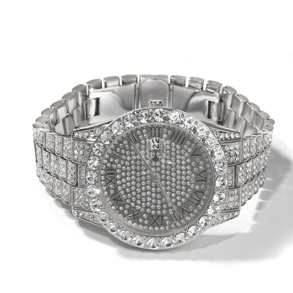 Full Diamond Quartz Watch