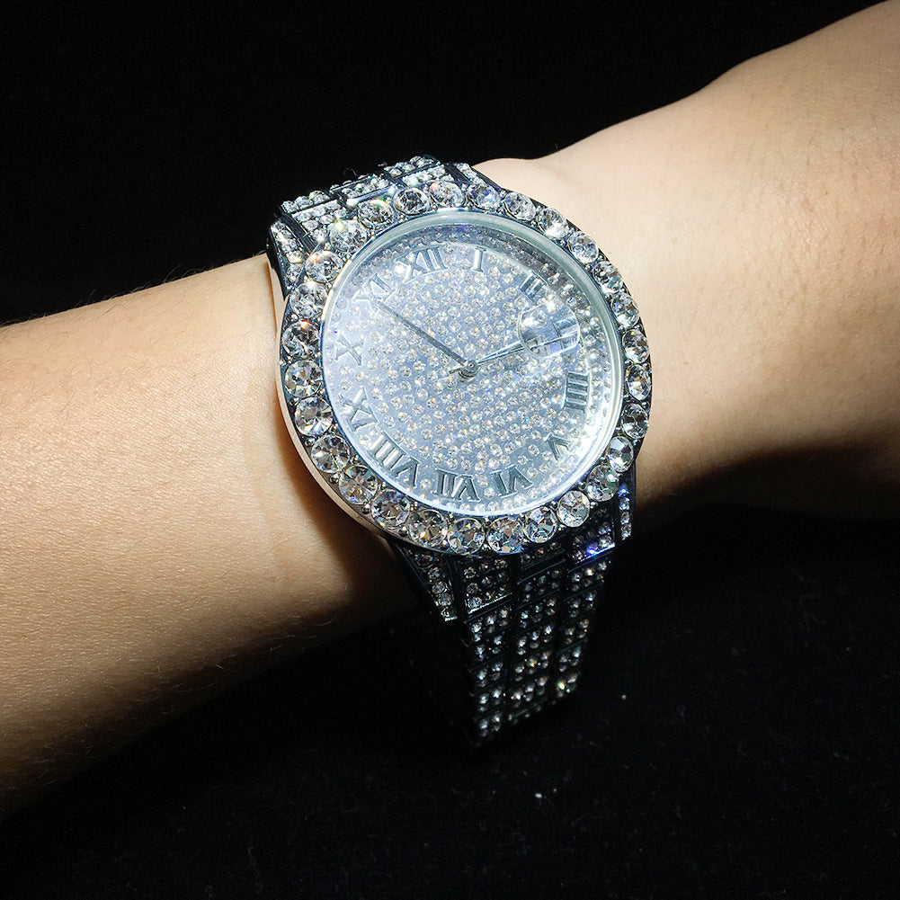 Full Diamond Quartz Watch