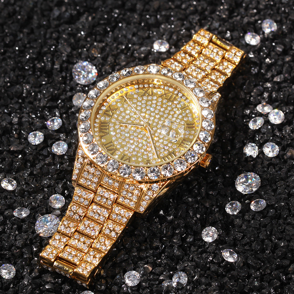 Full Diamond Quartz Watch