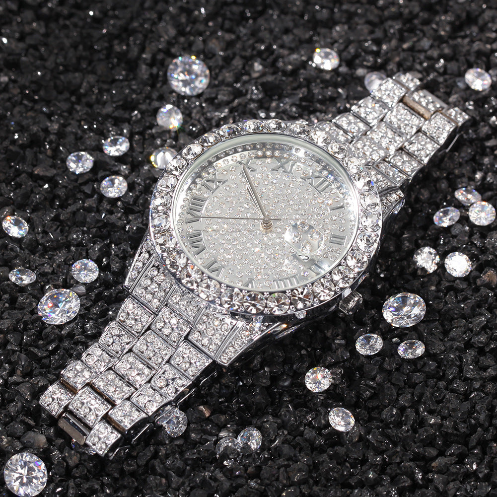 Full Diamond Quartz Watch