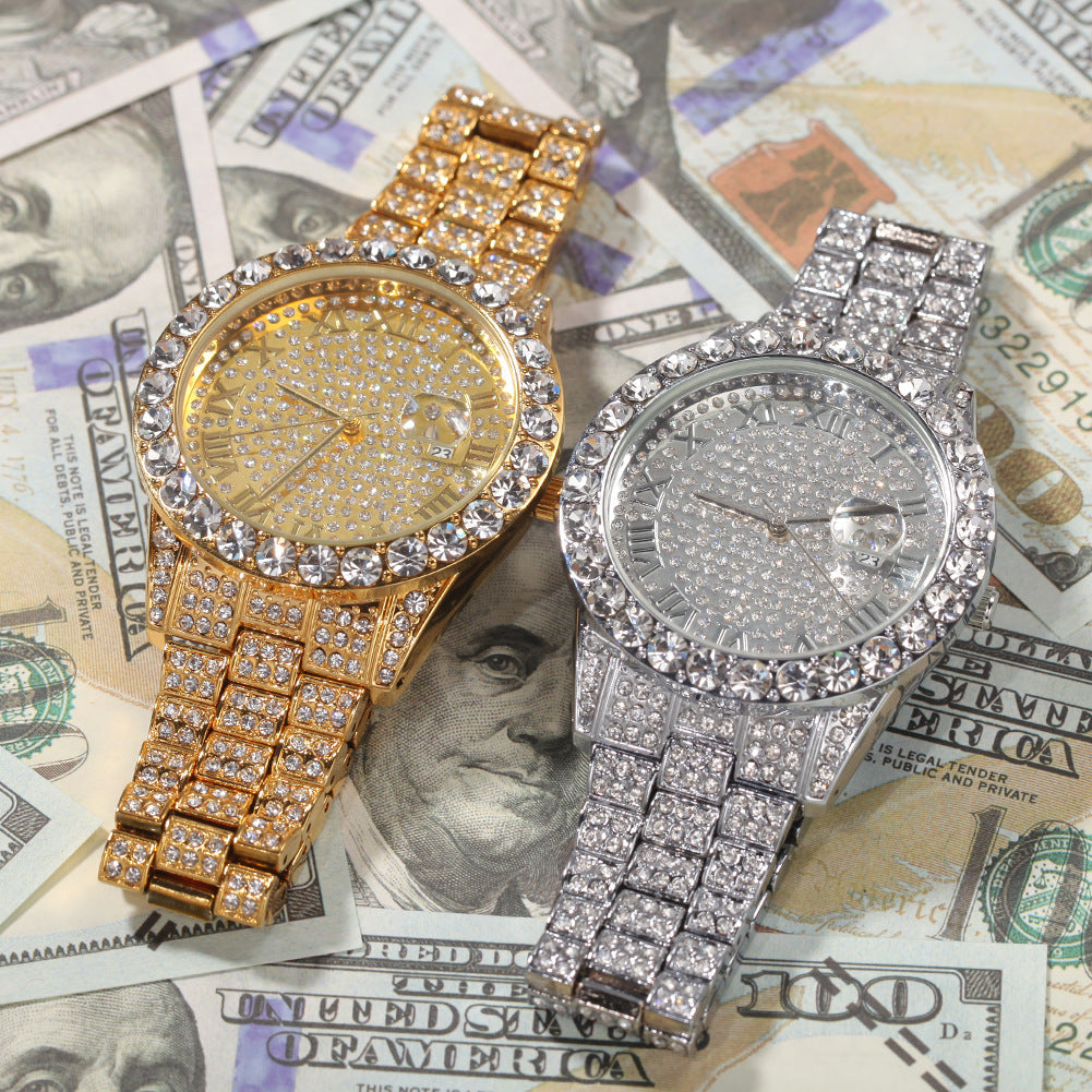 Full Diamond Quartz Watch