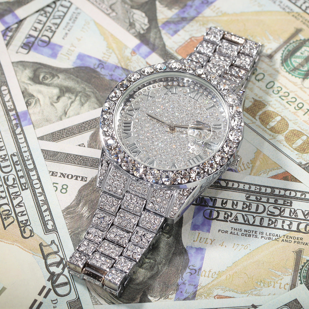 Full Diamond Quartz Watch
