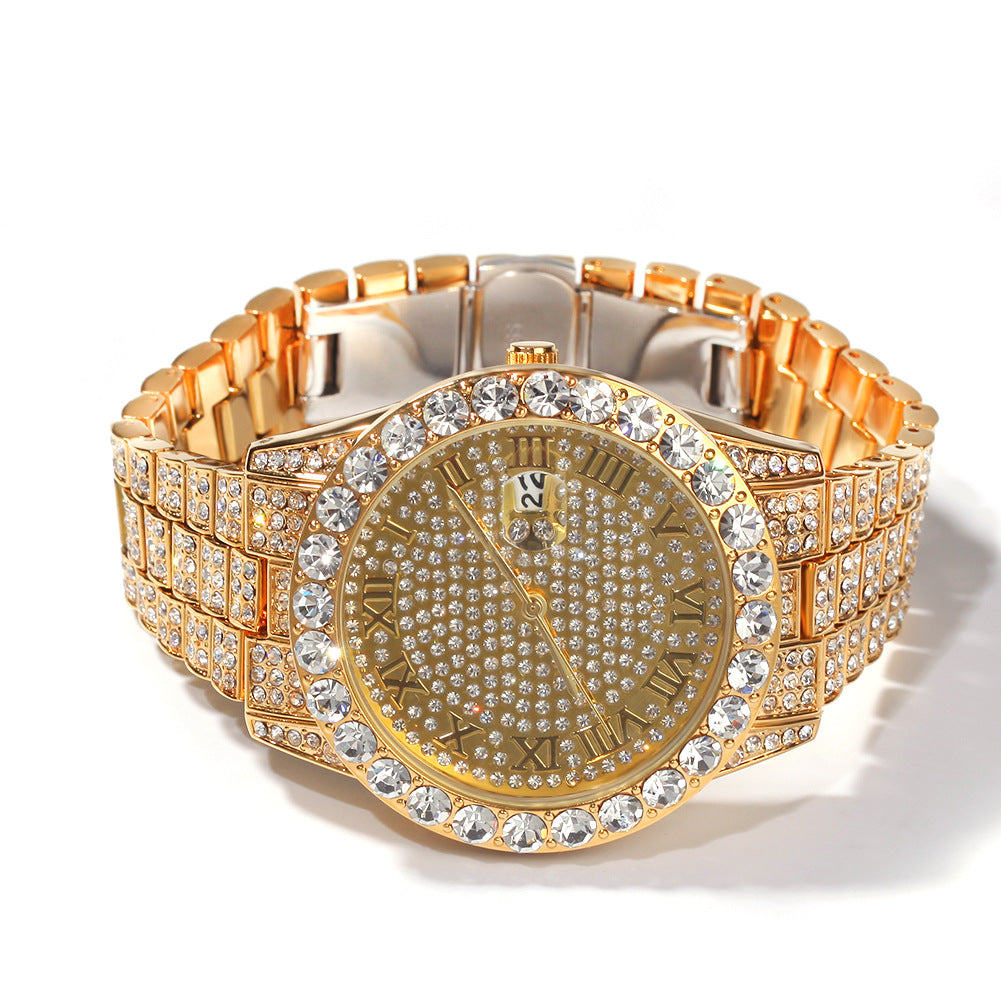 Full Diamond Quartz Watch