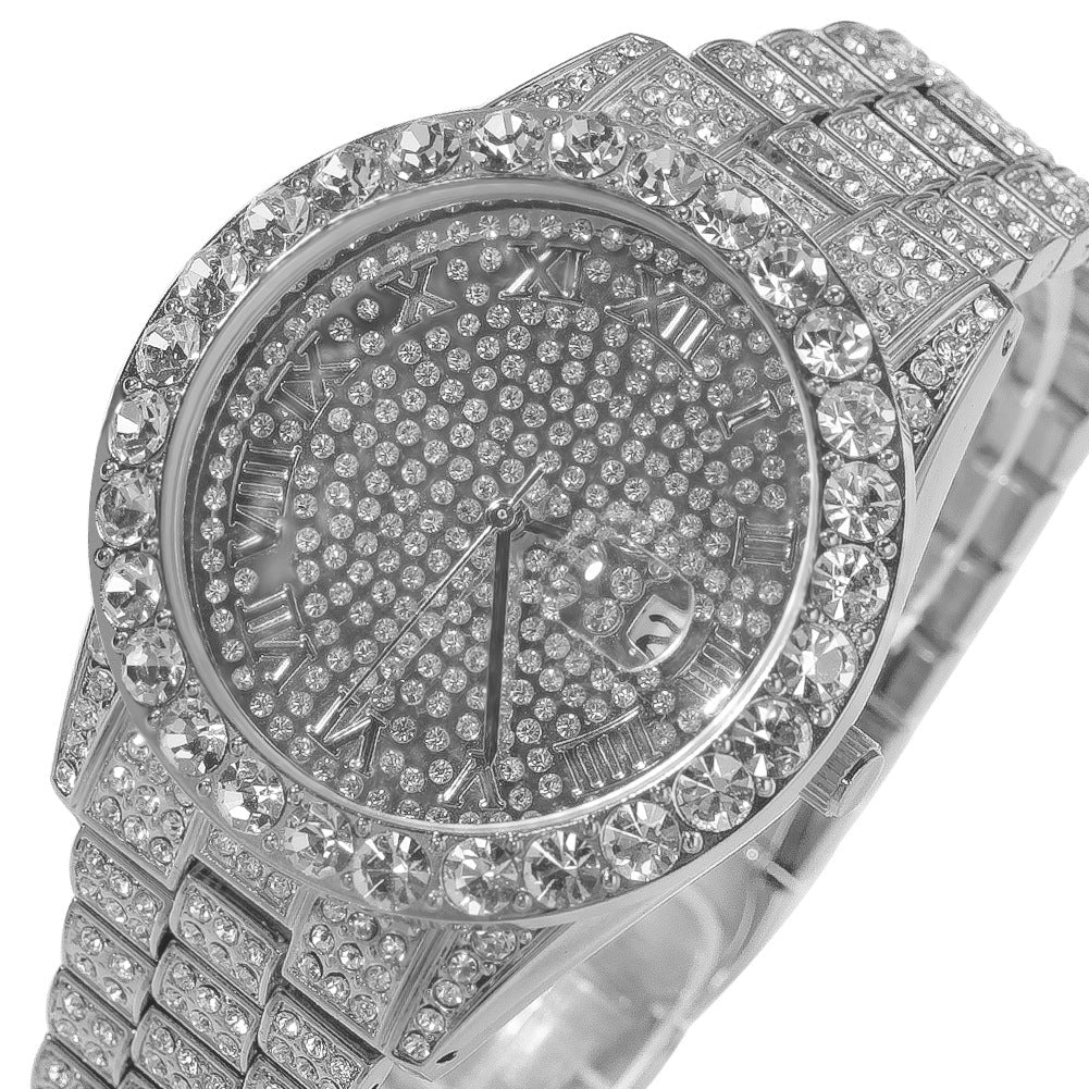 Full Diamond Quartz Watch