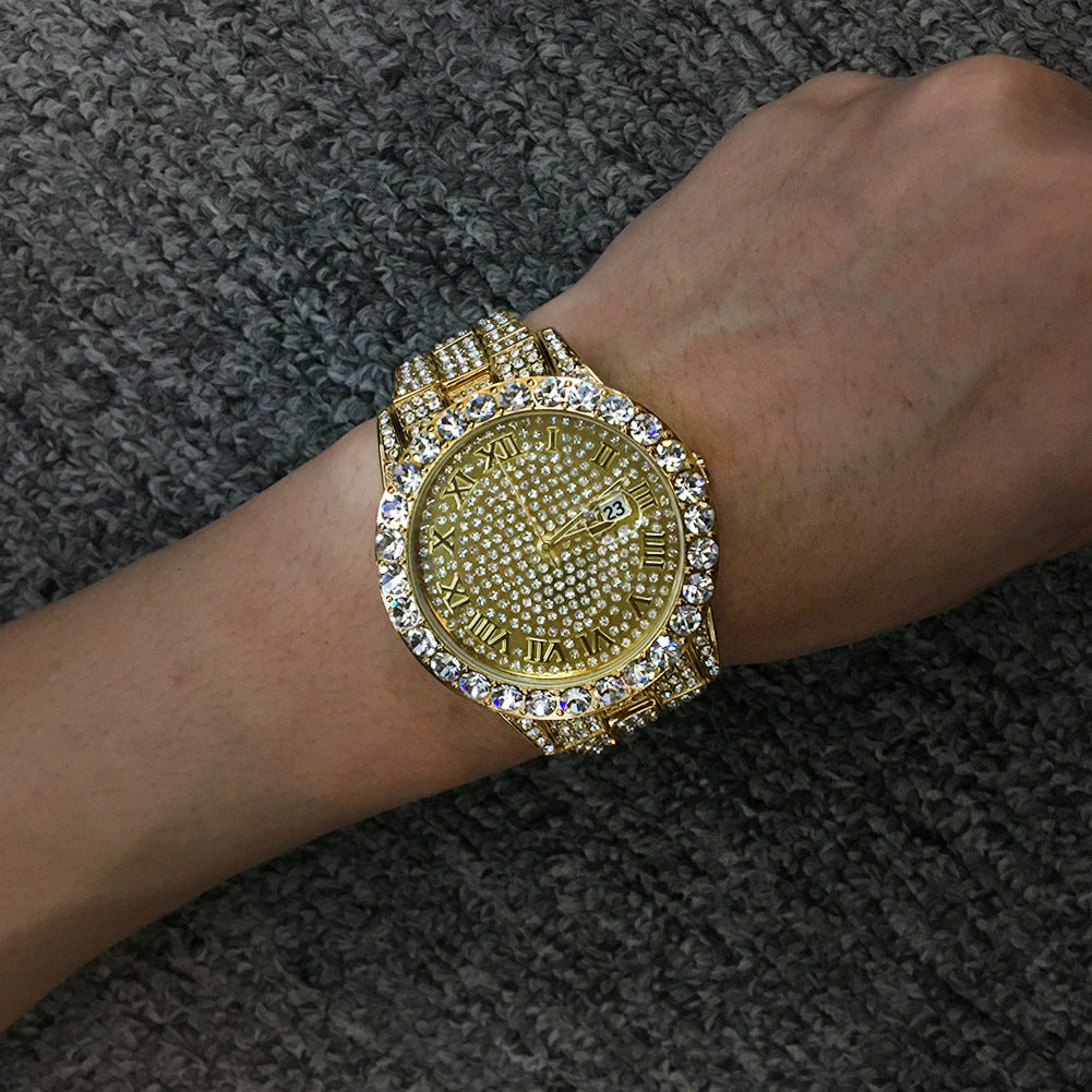 Full Diamond Quartz Watch