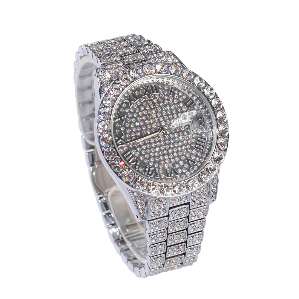 Full Diamond Quartz Watch
