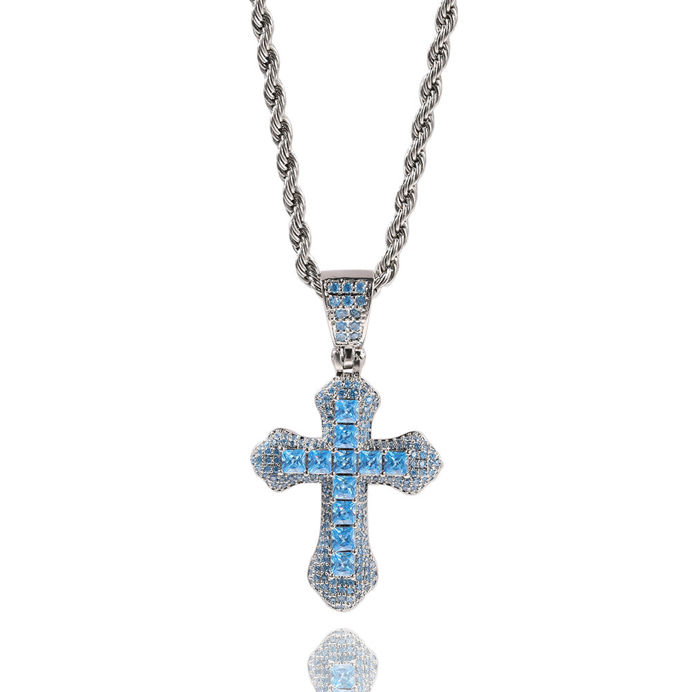 Cross Zircon Necklace