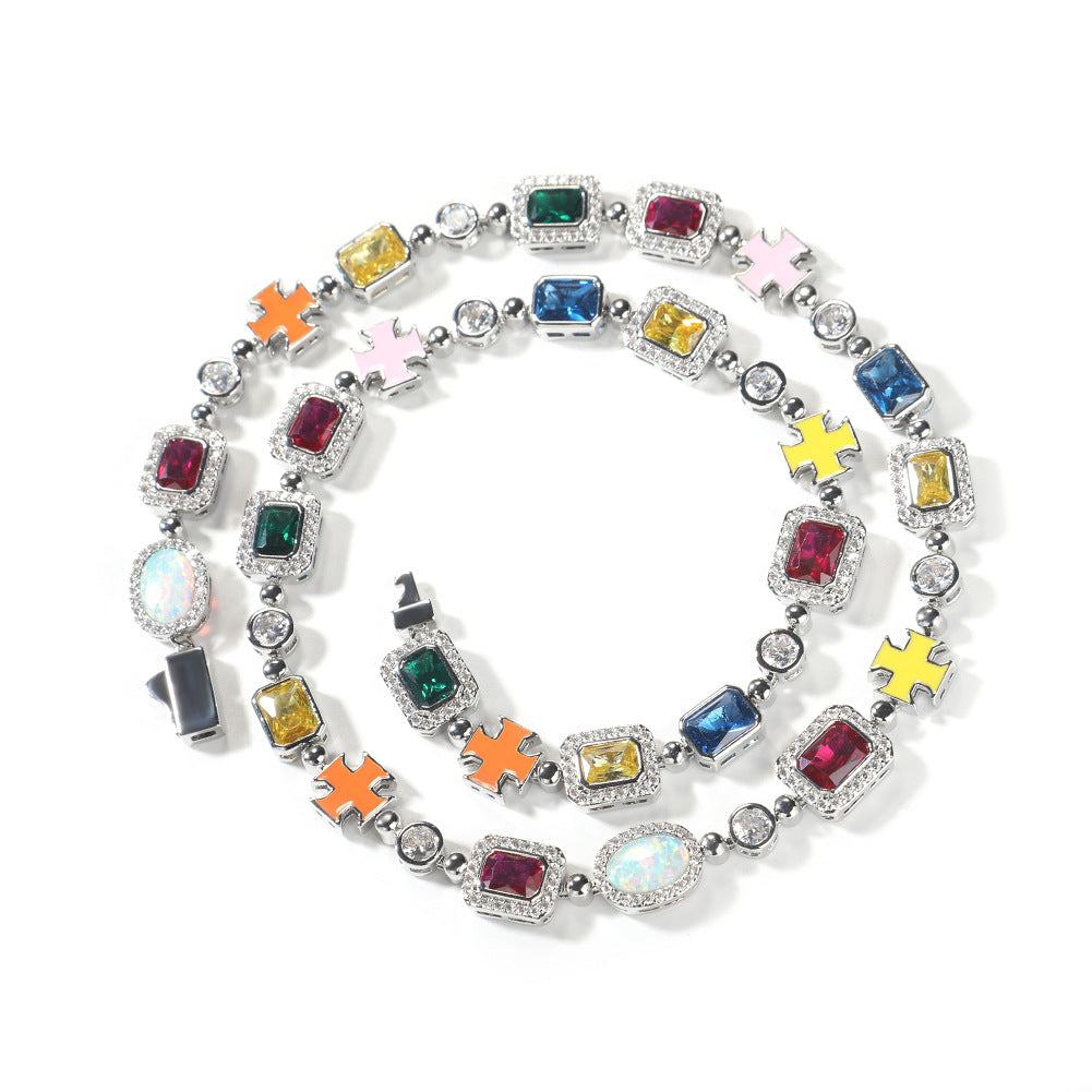 Diamond Gemstone Necklace