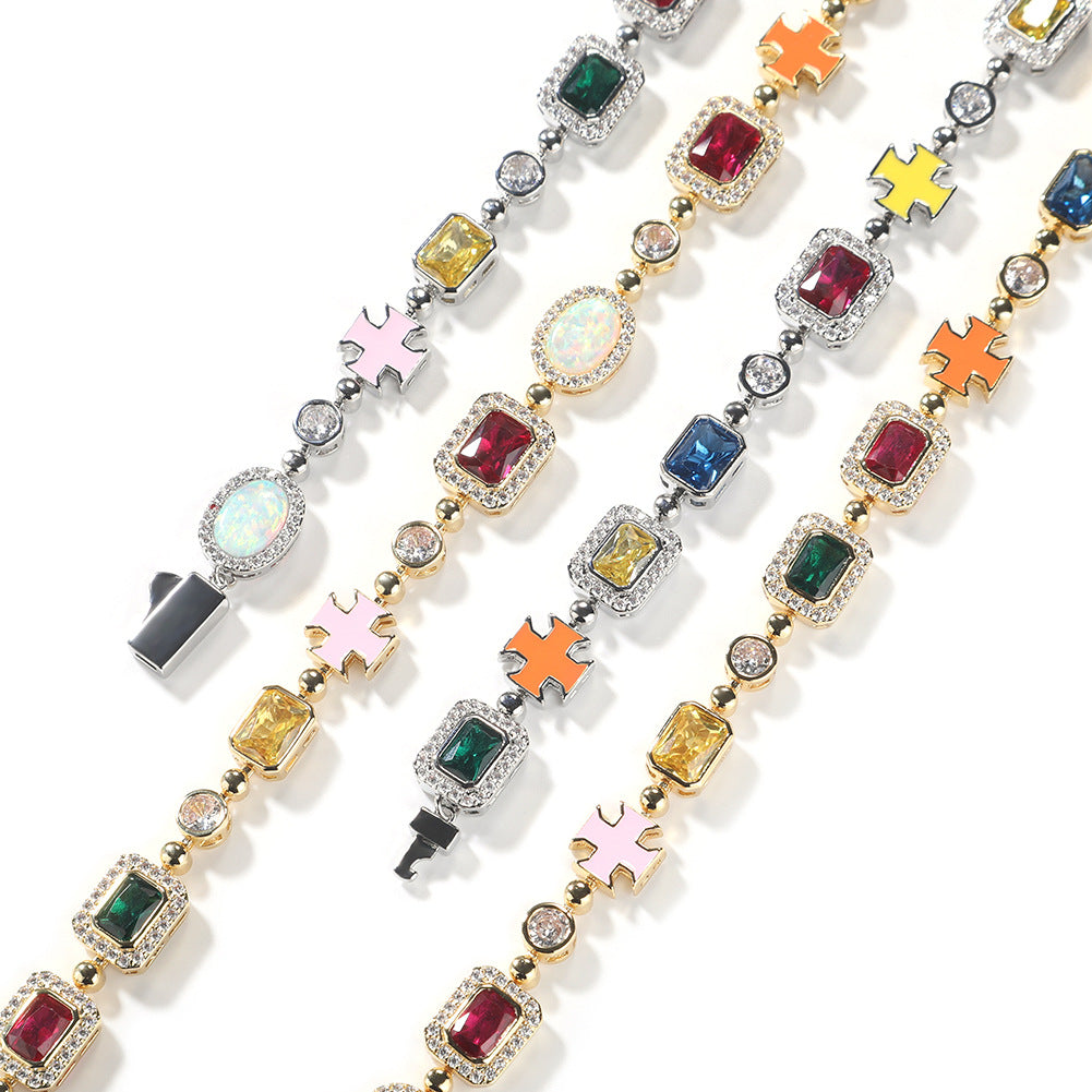 Diamond Gemstone Necklace