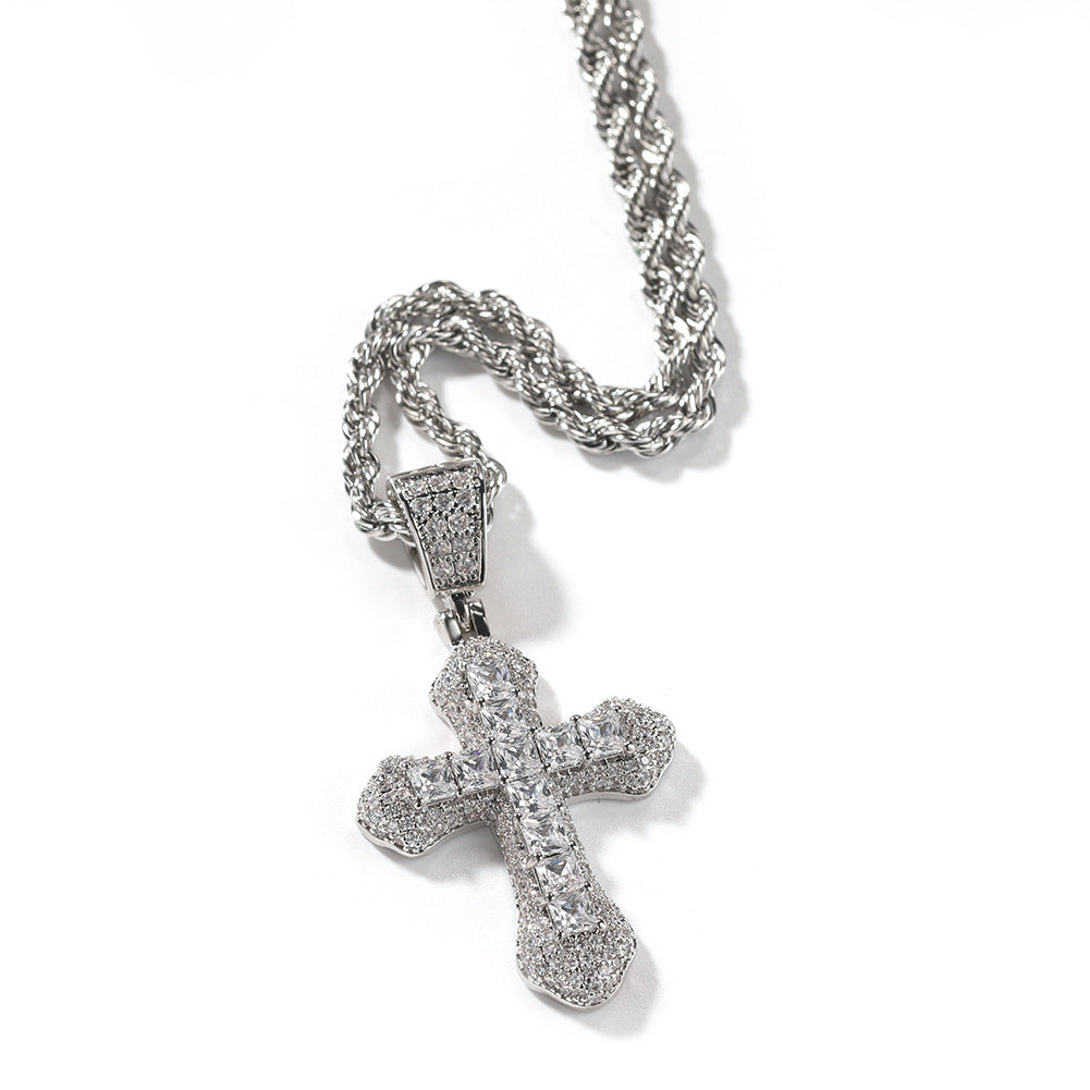 Cross Zircon Necklace