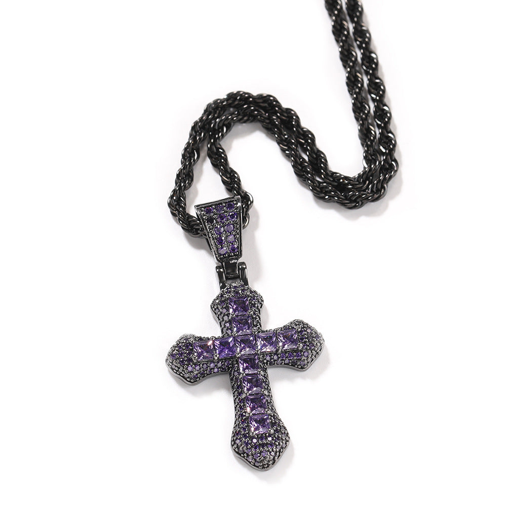 Cross Zircon Necklace