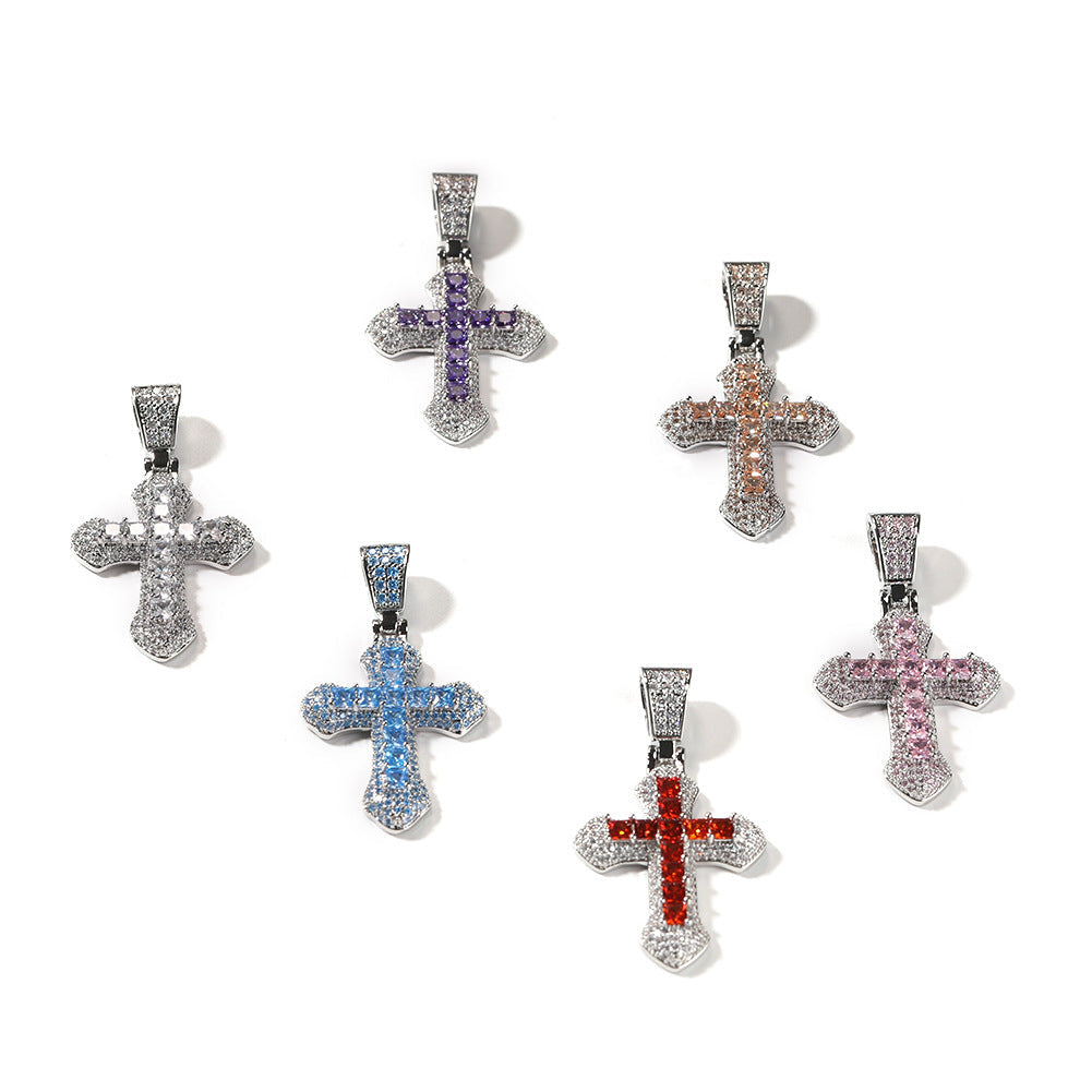 Cross Zircon Necklace