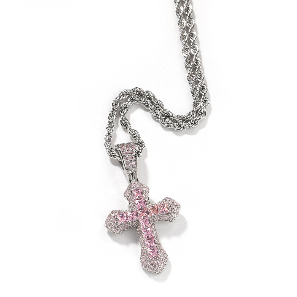 Cross Zircon Necklace