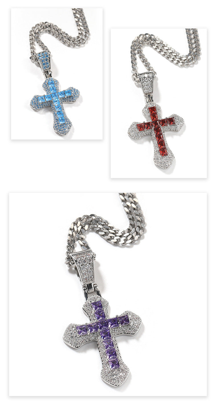 Cross Zircon Necklace