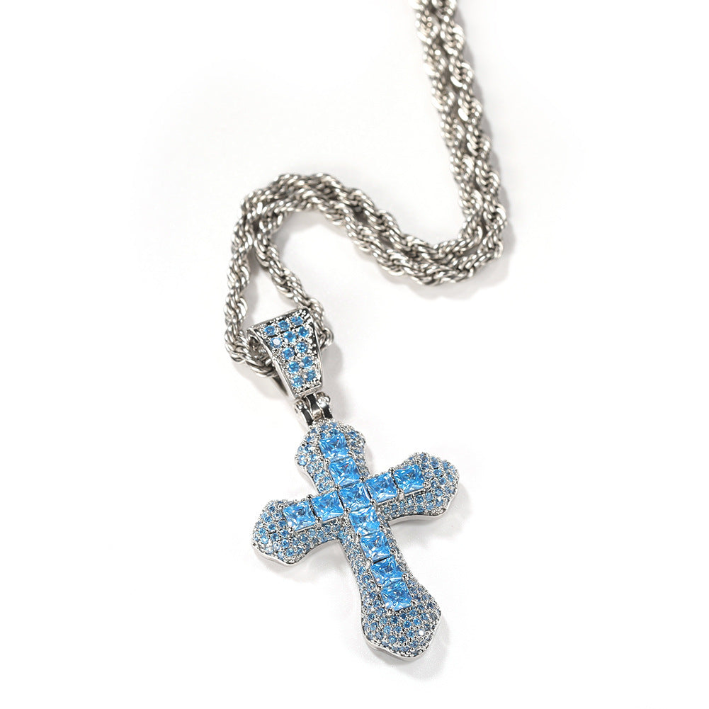 Cross Zircon Necklace