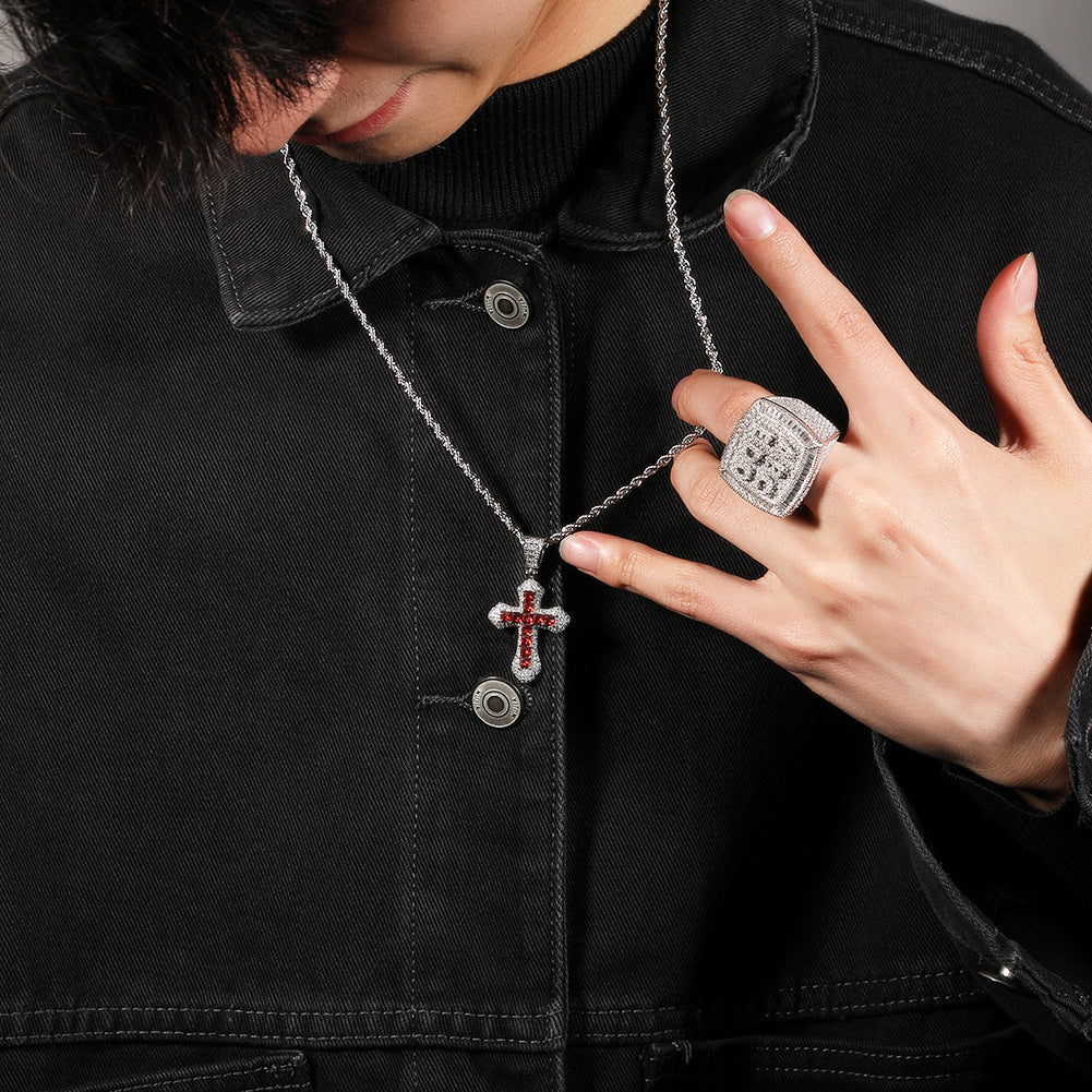 Cross Zircon Necklace