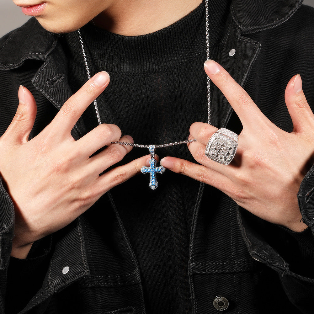 Cross Zircon Necklace