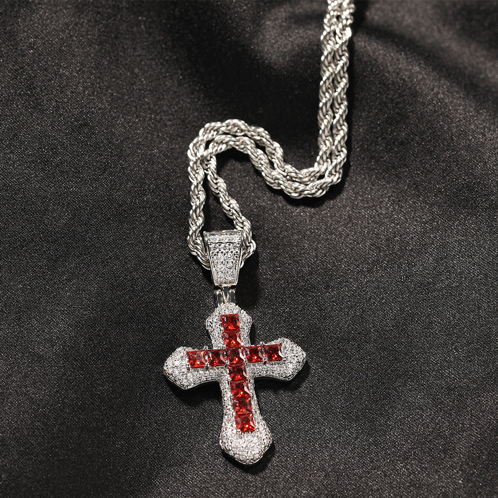Cross Zircon Necklace