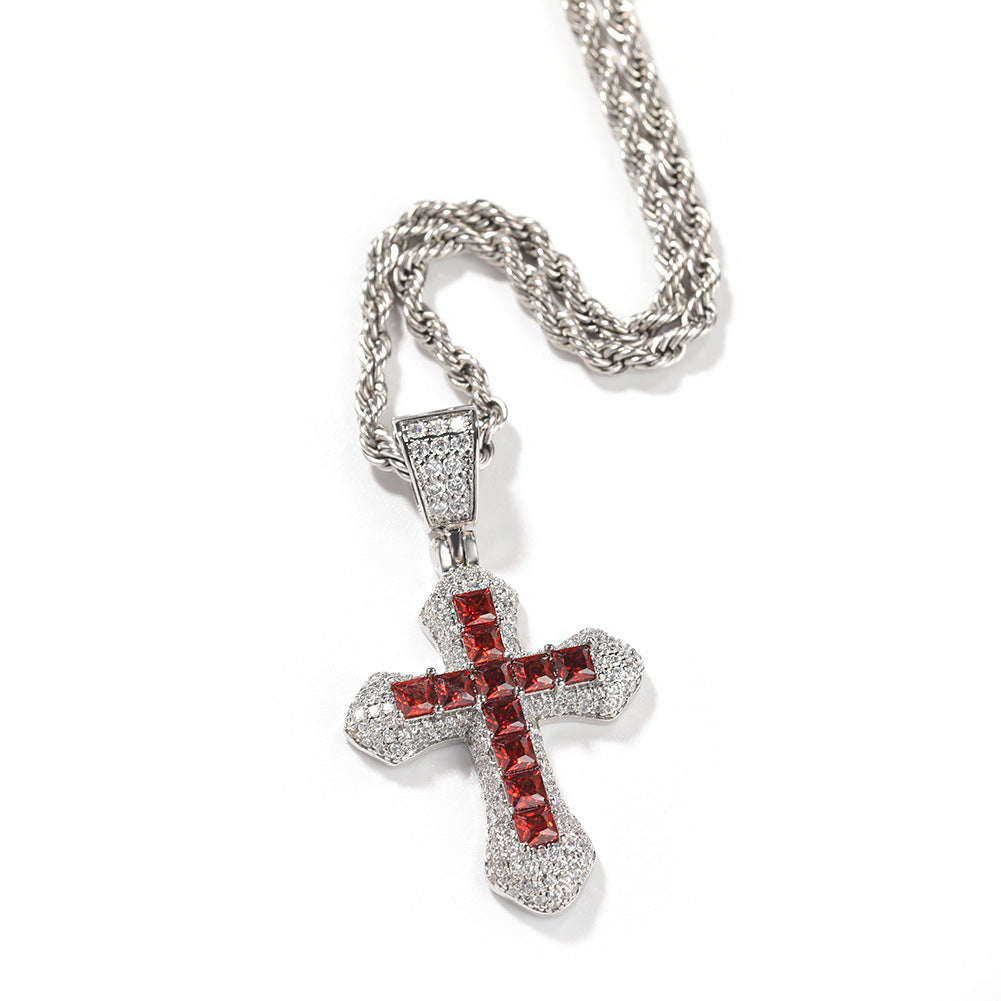 Cross Zircon Necklace
