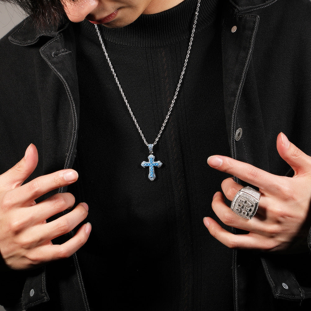 Cross Zircon Necklace
