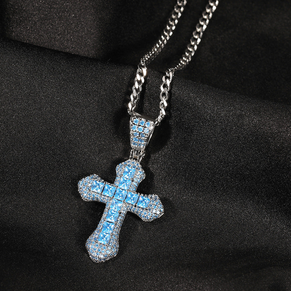 Cross Zircon Necklace