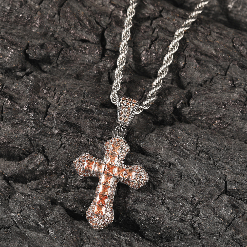 Cross Zircon Necklace