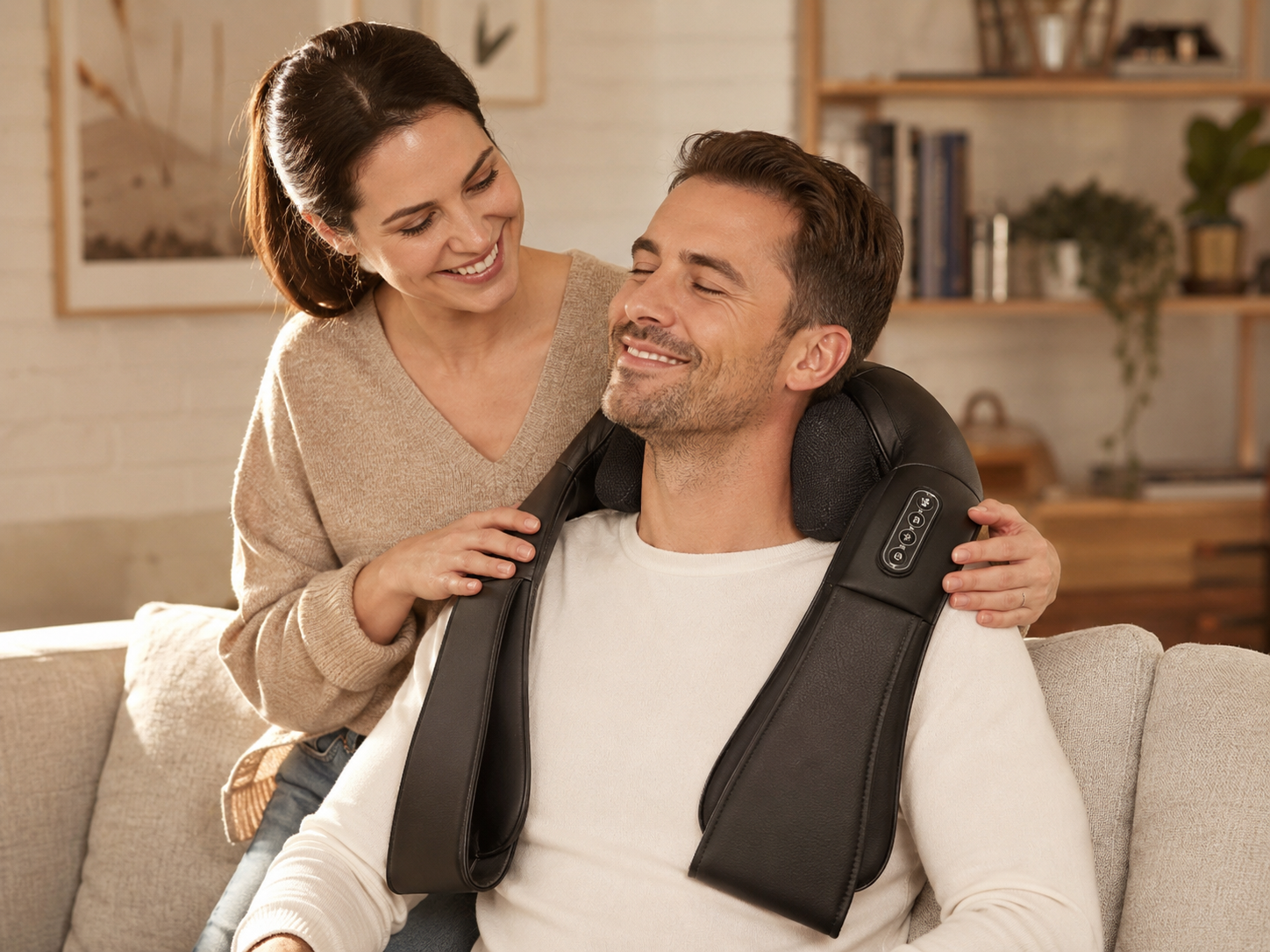 Masajeador Shiatsu Pro — Cuello y Hombros con Calor Infrarrojo